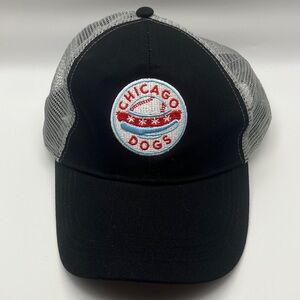 Chicago Dogs Black and Gray Cap